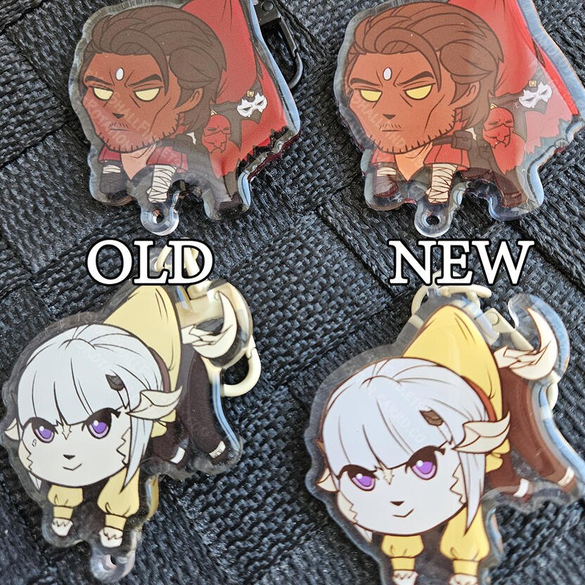 Pinched Charms Front View